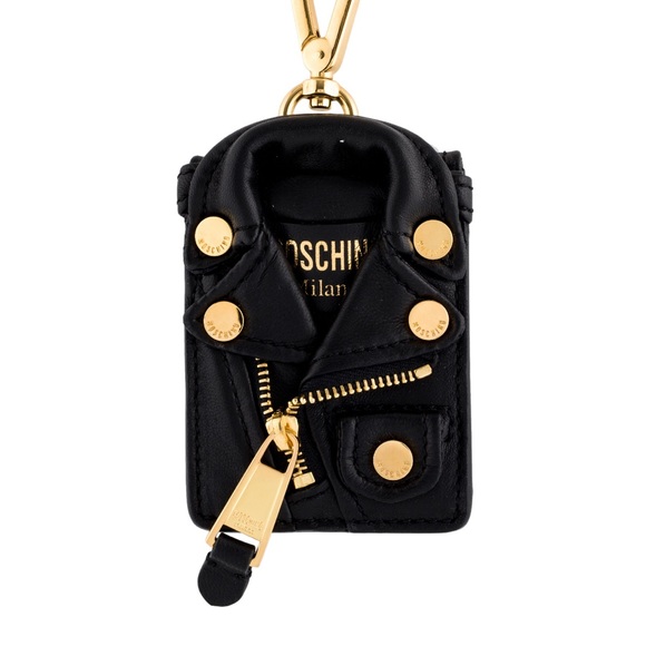 Moschino Accessories - Moschino Biker Jacket Leather Keychain/Bag Charm